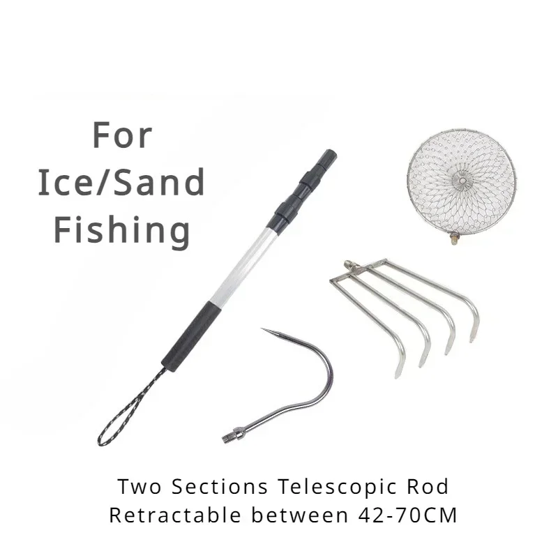 Stainless Steel Telescopic Rod - Fishing Rod Ice recension och pris