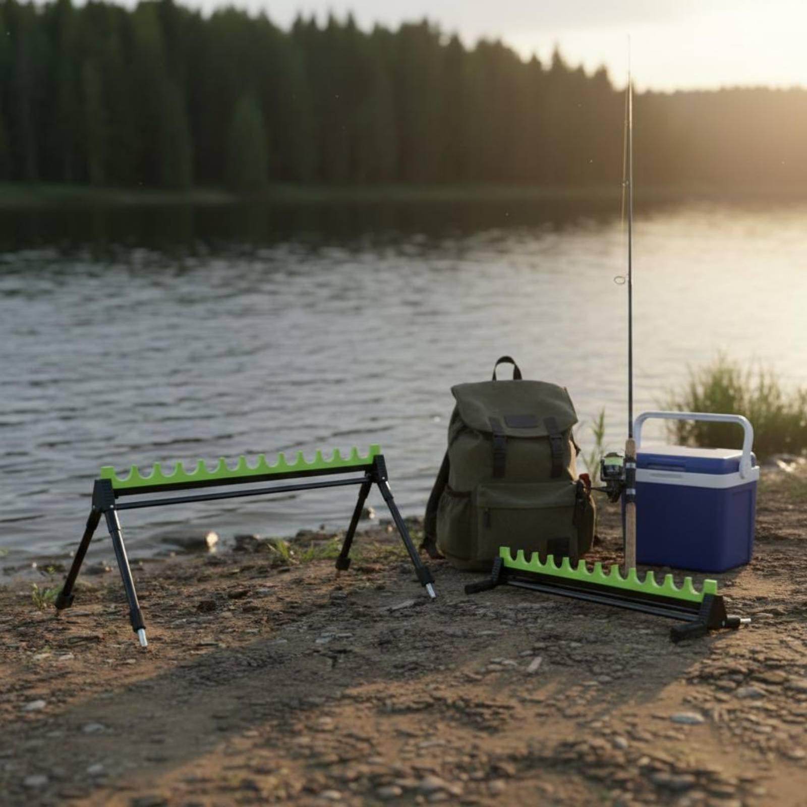Telescopic Fishing Rod Stand P - Fishing Rod Rack recension och pris