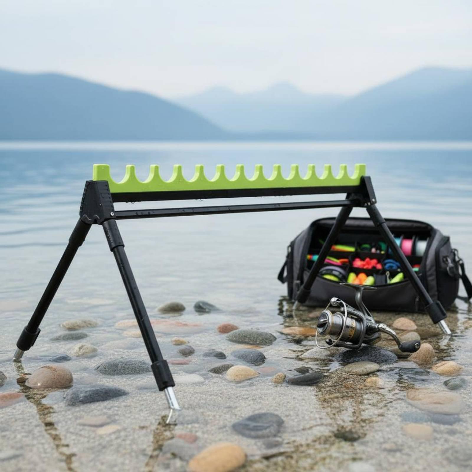 Telescopic Fishing Rod Stand P - Fishing Rod Rack recension och pris