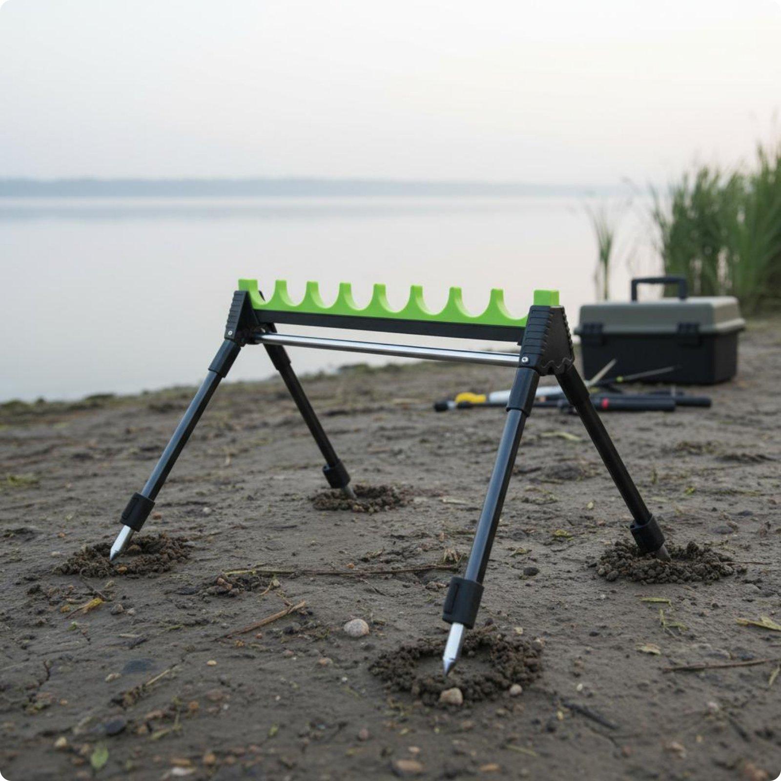 Telescopic Fishing Rod Stand P - Fishing Rod Rack recension och pris