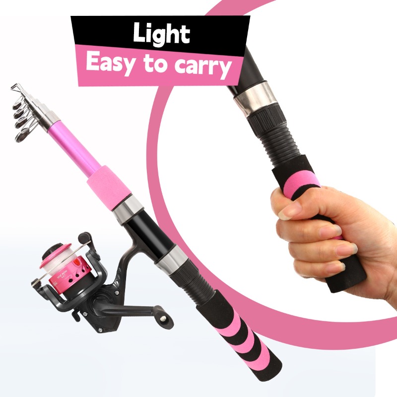Kids Adult Beginner Fishing Ro - Fishing Rod Spinning recension och pris