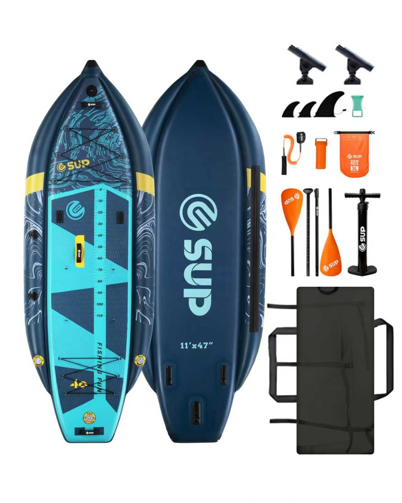 Inflatable Fishing Kayak with  - Fishing Rod Holder recension och pris