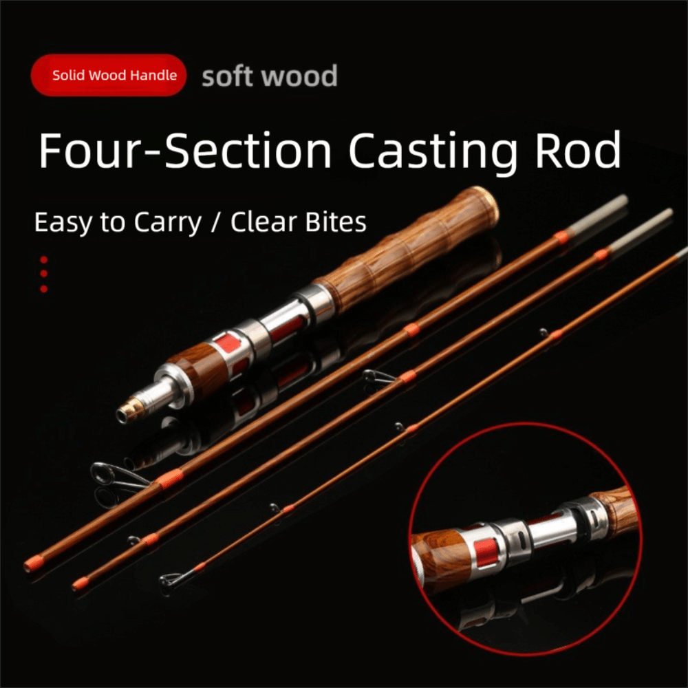 2025 4 Sections Spinning Fishi - Fishing Rod Carbon Fiber recension och pris
